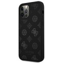 Guess GUHCP12LLSPEBK iPhone 12 Pro Max 6,7" czarny/black hard case Peony Collection