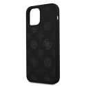 Guess GUHCP12LLSPEBK iPhone 12 Pro Max 6,7" czarny/black hard case Peony Collection