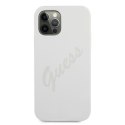 Guess GUHCP12LLSVSCR iPhone 12 Pro Max 6,7" kremowy/cream hardcase Script Vintage