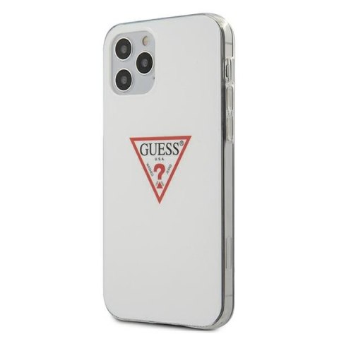 Guess GUHCP12LPCUCTLWH iPhone 12 Pro Max 6,7" biały/white hardcase Triangle Collection