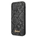 Guess GUHCP12LPUSNSMLBK iPhone 12 Pro Max 6,7" czarny/black hardcase Script Python Collection