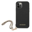 Guess GUHCP12LSASGBK iPhone 12 Pro Max 6,7" czarny/black hardcase Saffiano Chain