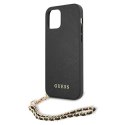 Guess GUHCP12LSASGBK iPhone 12 Pro Max 6,7" czarny/black hardcase Saffiano Chain