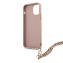 Guess GUHCP12LSASGPI iPhone 12 Pro Max 6,7" różowy/pink hardcase Saffiano Chain