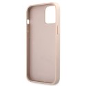 Guess GUHCP12MG4GFPI iPhone 12 / 12 Pro 6,1" różowy/pink hard case 4G Metal Gold Logo