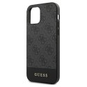 Guess GUHCP12MG4GLGR iPhone 12/12 Pro 6,1" szary/grey hardcase 4G Stripe Collection