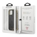 Guess GUHCP12MGF4GGR iPhone 12/12 Pro 6,1" szary/grey hardcase 4G Charms Collection