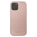 Guess GUHCP12MIGLRG iPhone 12/12 Pro 6,1" różowo-złoty/rose gold hardcase Iridescent