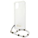 Guess GUHCP12MKPSWH iPhone 12/12 Pro 6,1" Transparent hardcase White Pearl