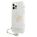 Guess GUHCP12MKS4GGO iPhone 12/12 Pro 6,1" Transparent hardcase 4G Gold Charms Collection