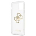 Guess GUHCP12MKS4GGO iPhone 12/12 Pro 6,1" Transparent hardcase 4G Gold Charms Collection