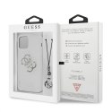 Guess GUHCP12MKS4GSI iPhone 12/12 Pro 6,1" Transparent hardcase 4G Silver Charms Collection