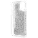 Guess GUHCP12MLG4GSI iPhone 12/12 Pro 6,1" srebrny/silver hardcase 4G Big Liquid Glitter