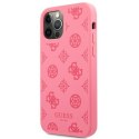 Guess GUHCP12MLSPEFU iPhone 12/12 Pro 6,1" fuksja/fuchsia hard case Peony Collection