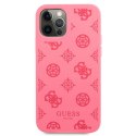 Guess GUHCP12MLSPEFU iPhone 12/12 Pro 6,1" fuksja/fuchsia hard case Peony Collection