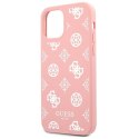 Guess GUHCP12MLSPEWPI iPhone 12/12 Pro 6,1" różowy/pink hard case Peony Collection