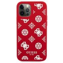 Guess GUHCP12MLSPEWRE iPhone 12/12 Pro 6,1" czerwony/red hard case Peony Collection