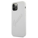 Guess GUHCP12MLSVSCR iPhone 12/12 Pro 6,1" kremowy/cream hardcase Script Vintage