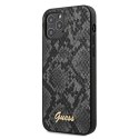 Guess GUHCP12MPUSNSMLBK iPhone 12/12 Pro 6,1" czarny/black hardcase Script Python Collection