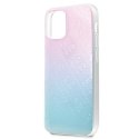 Guess GUHCP12S3D4GGBP iPhone 12 mini 5,4" niebiesko-różowy/blue&pink hardcase 4G 3D Pattern Collection