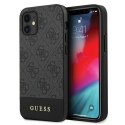 Guess GUHCP12SG4GLGR iPhone 12 mini 5,4" szary/grey hardcase 4G Stripe Collection