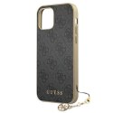 Guess GUHCP12SGF4GGR iPhone 12 mini 5,4" szary/grey hardcase 4G Charms Collection