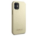 Guess GUHCP12SIGLGO iPhone 12 mini 5,4" złoty/gold hardcase Iridescent