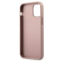 Guess GUHCP12SIGLRG iPhone 12 mini 5,4" różowo-złoty/rose gold hardcase Iridescent