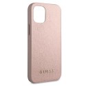 Guess GUHCP12SIGLRG iPhone 12 mini 5,4" różowo-złoty/rose gold hardcase Iridescent