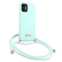 Guess GUHCP12SLSCLMGLB iPhone 12 mini 5,4" jasno niebieski/light blue hardcase Metal Logo Cord