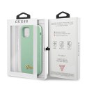 Guess GUHCP12SLSLMGGN iPhone 12 mini 5,4" zielony/green hardcase Metal Logo Script