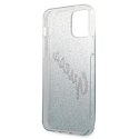 Guess GUHCP12SPCUGLSBL iPhone 12 mini 5,4" niebieski/blue hardcase Glitter Gradient Script