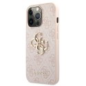 Guess GUHCP13L4GMGPI iPhone 13 Pro / 13 6,1" różowy/pink hardcase 4G Big Metal Logo