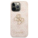 Guess GUHCP13L4GMGPI iPhone 13 Pro / 13 6,1" różowy/pink hardcase 4G Big Metal Logo