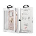 Guess GUHCP13L4GMGPI iPhone 13 Pro / 13 6,1" różowy/pink hardcase 4G Big Metal Logo