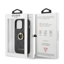 Guess GUHCP13L4GMRGR iPhone 13 Pro / 13 6,1" szary/grey hardcase 4G with ring stand