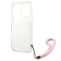 Guess GUHCP13LKCABPI iPhone 13 Pro / 13 6,1" różowy/pink hardcase Camo Strap Collection