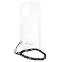 Guess GUHCP13LKPSBK iPhone 13 Pro / 13 6,1" Transparent hardcase Black Pearl