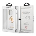 Guess GUHCP13LLS4GGWH iPhone 13 Pro / 13 6,1" biały/white hard case Silicone 4G Logo