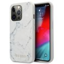 Guess GUHCP13LPCUMAWH iPhone 13 Pro / 13 6,1" biały/white hardcase Marble