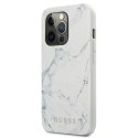 Guess GUHCP13LPCUMAWH iPhone 13 Pro / 13 6,1" biały/white hardcase Marble