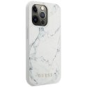 Guess GUHCP13LPCUMAWH iPhone 13 Pro / 13 6,1" biały/white hardcase Marble