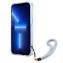 Guess GUHCP13MHTSGSB iPhone 13 6,1" niebieski/blue hardcase Translucent Strap