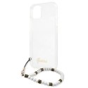 Guess GUHCP13MKPSWH iPhone 13 6,1" Transparent hardcase White Pearl