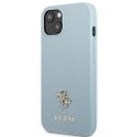 Guess GUHCP13MPS4MB iPhone 13 6,1" niebieski/blue hardcase Saffiano 4G Small Metal Logo