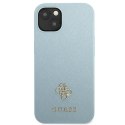 Guess GUHCP13MPS4MB iPhone 13 6,1" niebieski/blue hardcase Saffiano 4G Small Metal Logo