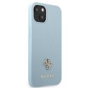 Guess GUHCP13MPS4MB iPhone 13 6,1" niebieski/blue hardcase Saffiano 4G Small Metal Logo