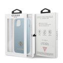 Guess GUHCP13MPS4MB iPhone 13 6,1" niebieski/blue hardcase Saffiano 4G Small Metal Logo