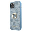 Guess GUHCP13S4GMRBL iPhone 13 mini 5,4" niebieski/blue hardcase 4G with ring stand