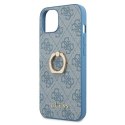 Guess GUHCP13S4GMRBL iPhone 13 mini 5,4" niebieski/blue hardcase 4G with ring stand